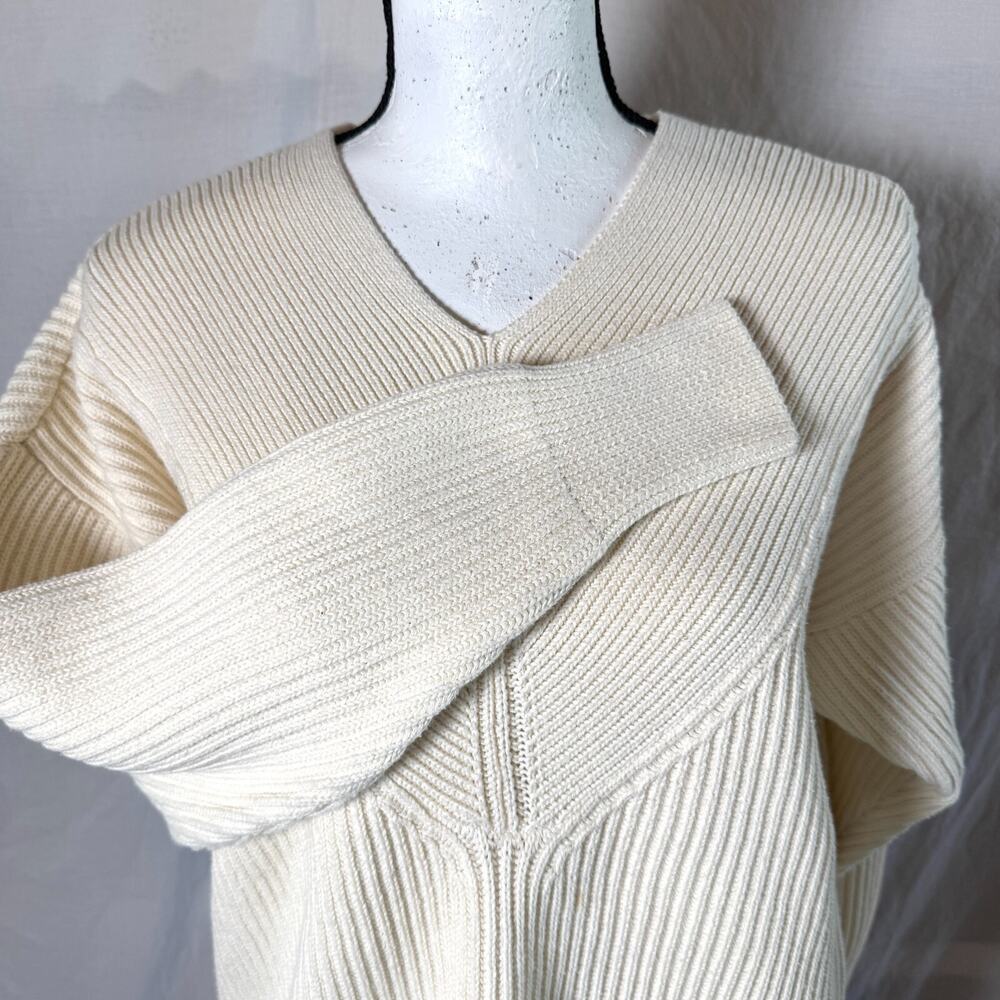 JUMPERS Pure Cotton Chunky Knit Pull Over Equestrian Horse Riding Sweater Sz M